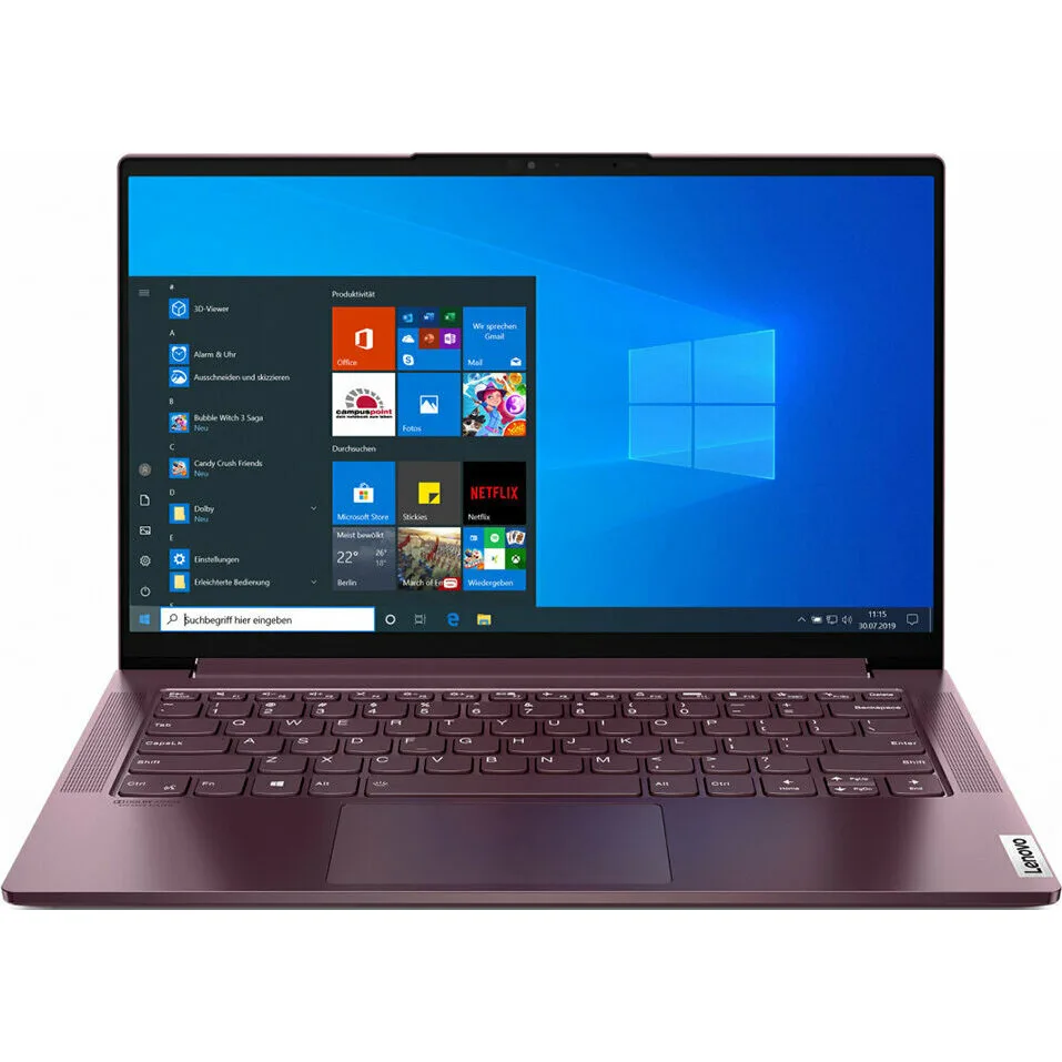 Ноутбук Lenovo Yoga Slim 7i 14IIL05 82A100H9RU