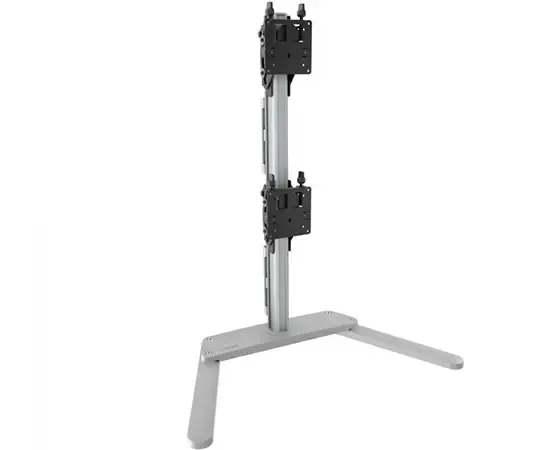 Atdec AWMS-2-BT75-FS 78789017 крепление для 2 мониторов, вертикальное, серебристое
