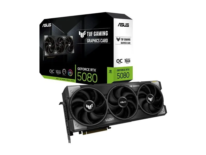 ASUS 78810503 видеокарта TUF Gaming GeForce RTX 5080 16GB GDDR7 OC Edition (ЛЕНОВО) ASUS 78810503 видеокарта TUF Gaming GeForce RTX 5080 16GB GDDR7 OC Edition (ЛЕНОВО)